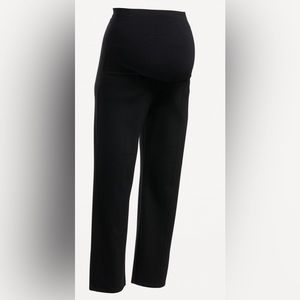 Maternity Full Panel Stevie Straight Taper Ankle Pants